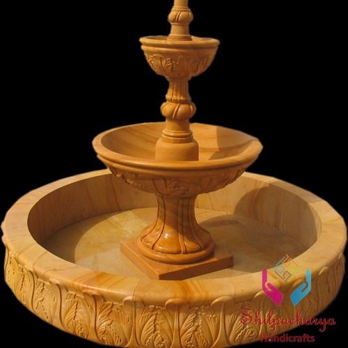 Teak Sandstone Fountain