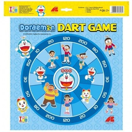 Doraemon Metallic Dart Board and Writing Board