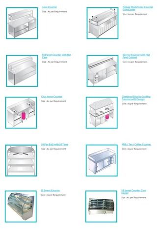 Ss Commercial Display Counters