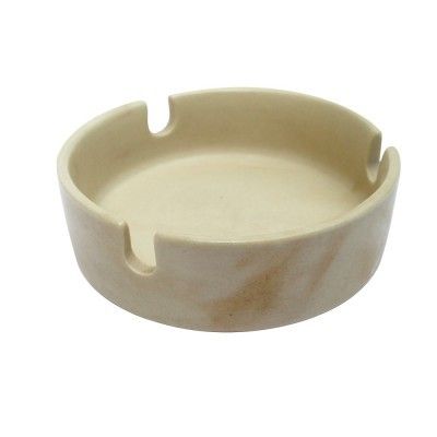 Plain White Marble Ashtray