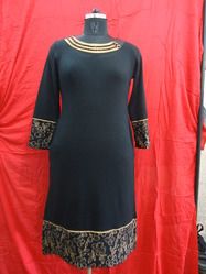 Woolen Beadswork Kurti