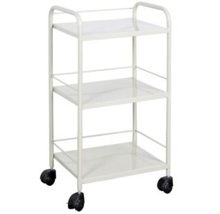 Silver Bed Side Trolley