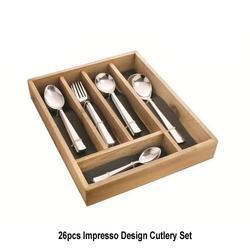 26pcs Impresso Design Cutlery Set