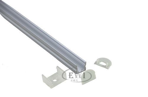 Recessed LED Aluminum Channel With Flange For 12mm LED Light