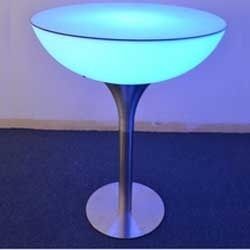 LED Half Moon Table