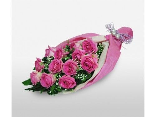  Dozen Pink Roses Bouquet