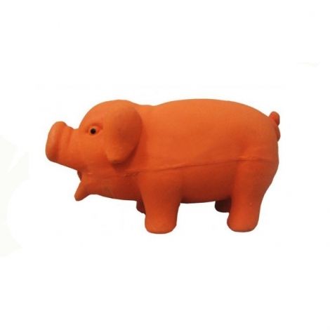 Latex Pig With Sound Dog Toy