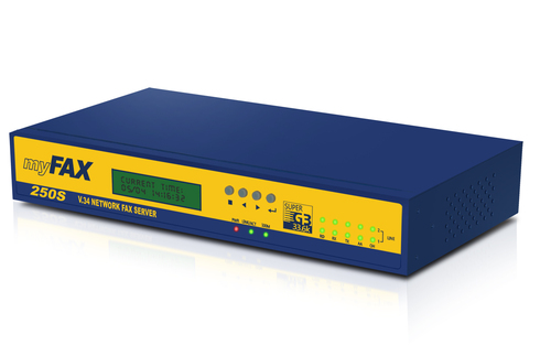 Myfax 250S डिजिटल नेटवर्क फ़ैक्स मशीन स्पीड 33.6K ईमेल और फ़ैक्स 2 फ़ोल्डर के लिए फ़ैक्स के फ़ंक्शन के साथ