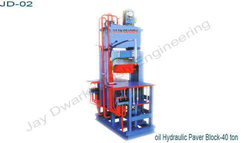 Oil Hydraulic Paver Block Machine 40 Ton