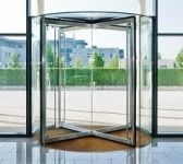 Revolving Glass Door