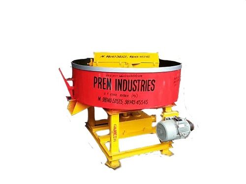 Pan Mixer With Heavy Rollers