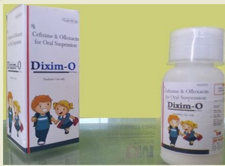 Cefixime Trihydrate +Ofloxacin Dry Syrup