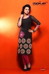 Retro Georgette Kurti