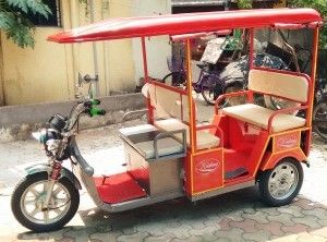 Terra Sumo Mild Steel E Rickshaw