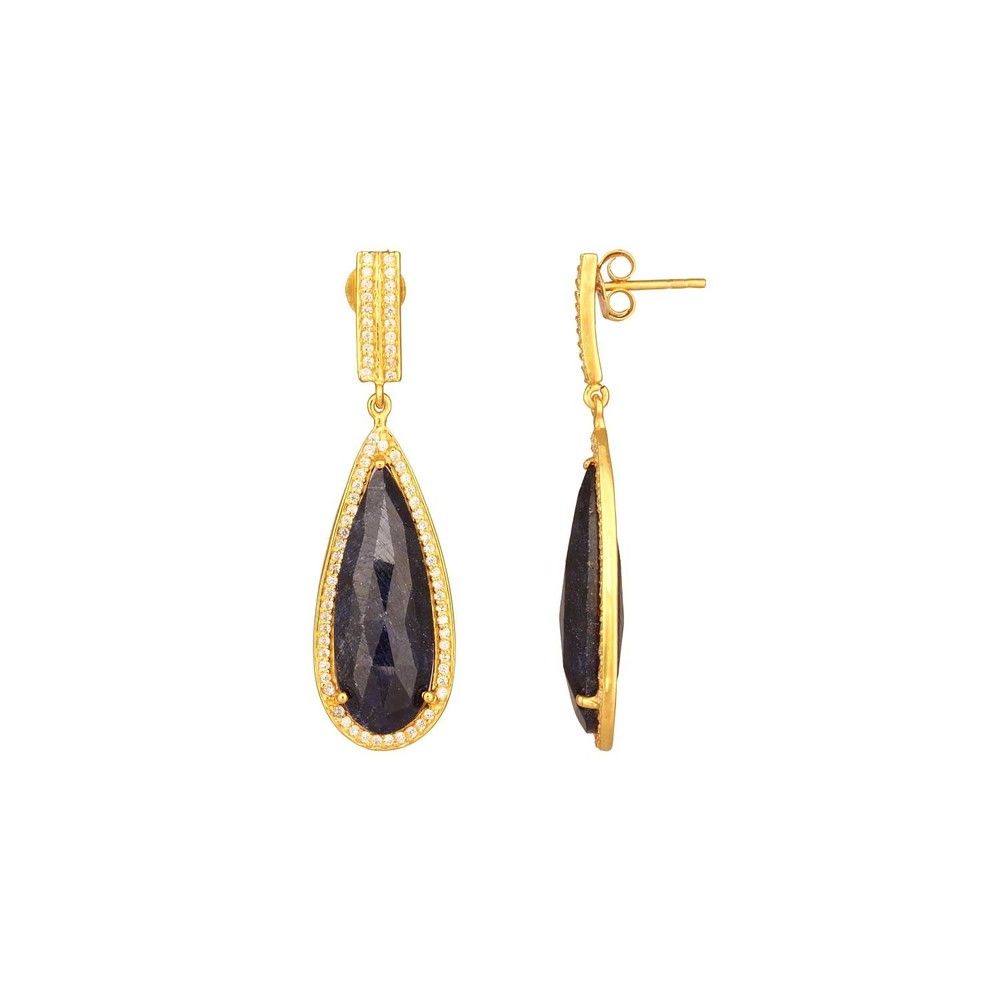 Cocktail Sapphire Earrings