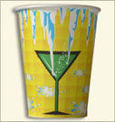 Paper Cups - Exclusive Glossy Finish, Custom Textures and Colors | Easy to Dispose, Safe to Use