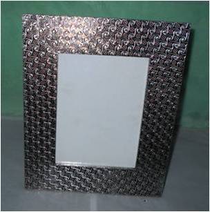 Wood Fitted Metal Photo Frame