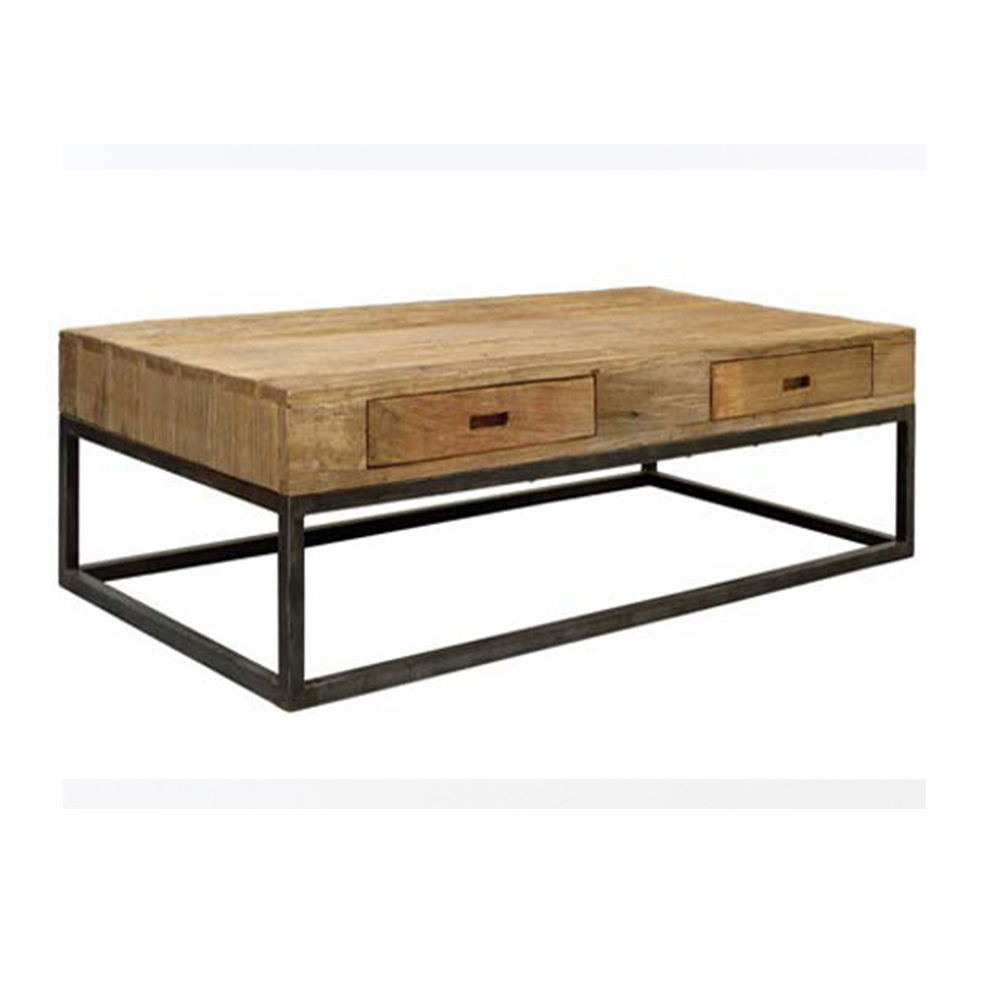 Metal Coffee Table With Drawers