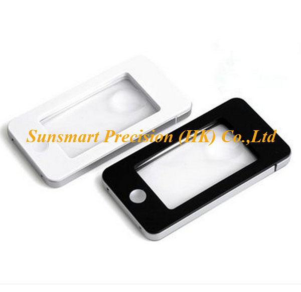 Plastic Injection Iphone Magnifier With LEDs