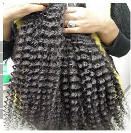 Human Hair Wefting (Curly)