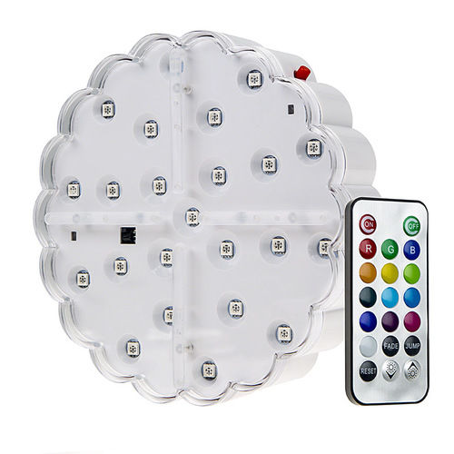 Chargeable RGB LED Base Light For Wedding Centerpiece