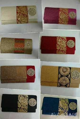 Premium Ladies Jute Clutch Bags