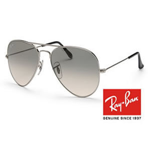 Silver And Brown Ray Ban Sunglasses