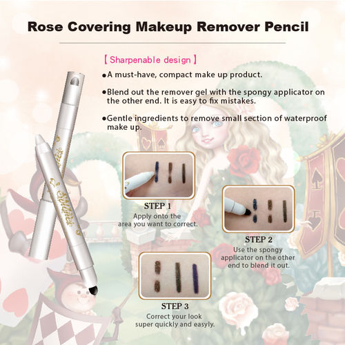 Rose Covering Makeup Remover Pencil