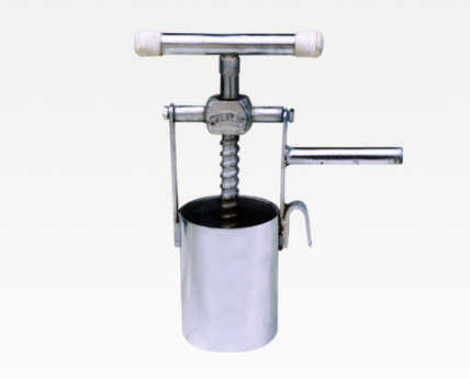 Bhujia Machine - Heavy Electroplated Steel Cup , Ideal for Sweet Shops with Three Different Jalies