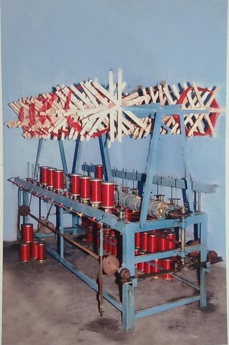 Bobbin Winder Machine - A Grade Quality for 12 to 60 Bobbins | 1500 RPM Speed, Smooth Unwinding of Monofilament Yarn