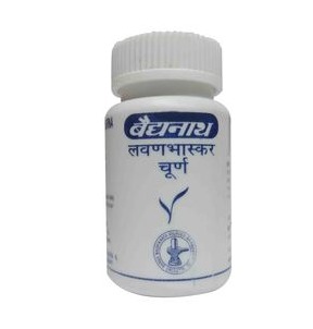 Lavan Bhaskar Churna - Natural Herbal Powder | Promotes Healthy Digestion, Alleviates Acidity and Constipation, Eases Loose Motion