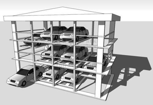 Puzzle Car Parking System - High Precision, Fully Automatic Mechanism, Space-Saving Design, Ideal for Residential Garages