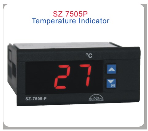 Temperature Indicator - Temperature Range -50°C to +99°C | Dimensional Accuracy, High Strength, Corrosion Resistant, 230VAC Standard, Panel Cutout 29 x 71 mm