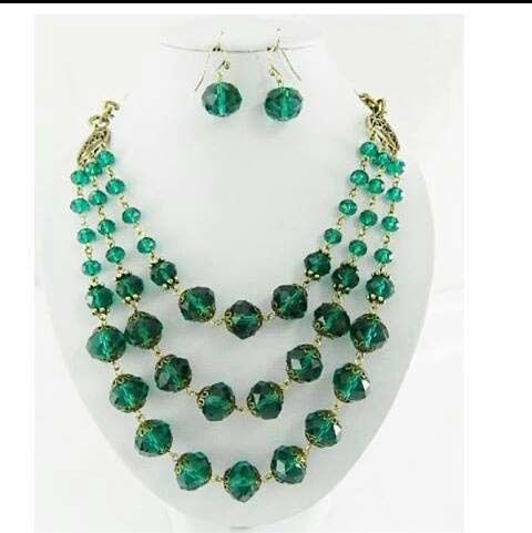 Glass Necklace Set