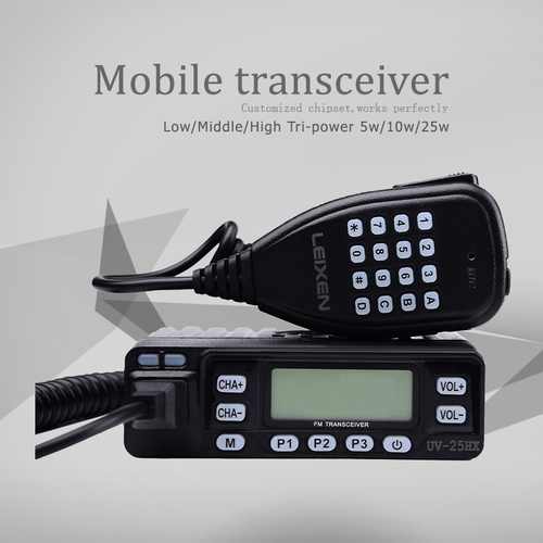 25W Dual Band VHF UHF Mobile Radio Station