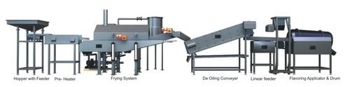 Fully Automatic Pellet Frying Line for Food Industry