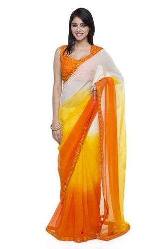 Chiffon Shaded Saree