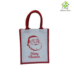 Santa Printed Christmas Bags