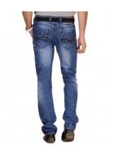 Uomos Smart Pack Of 2 Blue Faded Jeans