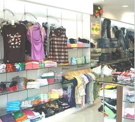 Garment Display Glass Racks