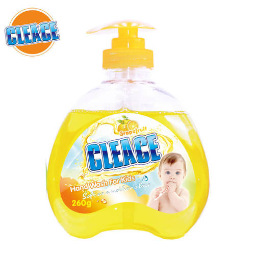 Cleace Hand Washing Liquid For Kids 260g Grapefruit