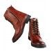 Elvace Brown High Ankle Boot