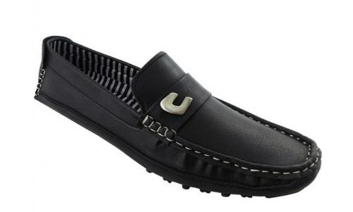 Elvace Stylish Comfy Black Loafer Shoes