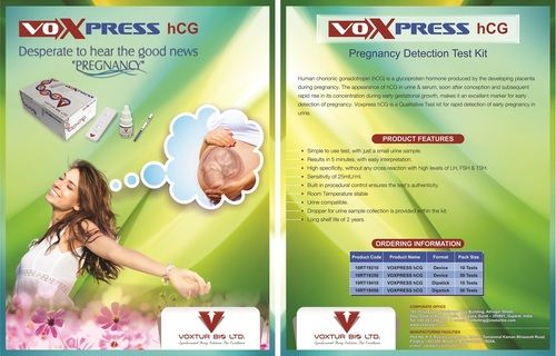 Voxpress Rapid Pregnancy Test Kit