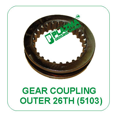 Plastic Gear Coupling Outer 26 Th (5103) For Green Tractors