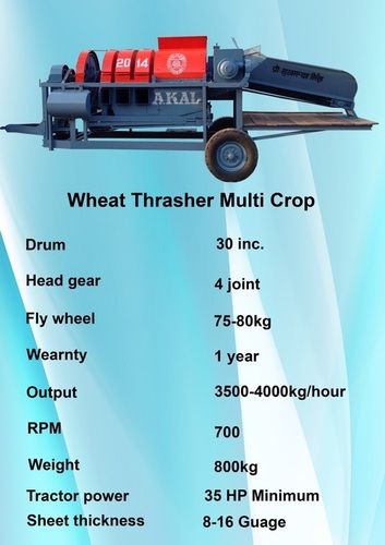 Wheat Thresher Multicrop