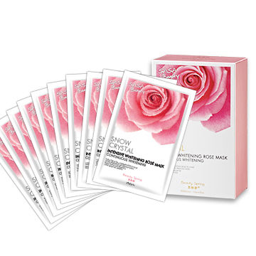 Beauty Spring Snow Crystal Intensive Whitening Rose Mask