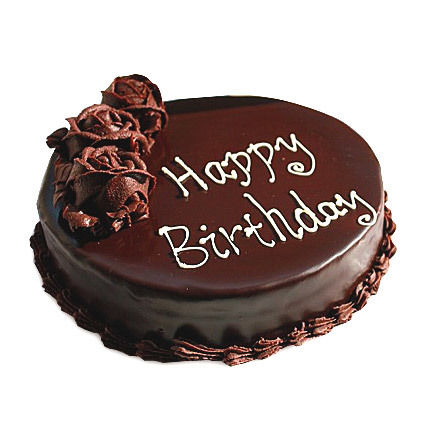 Chocolate Flower Birthday Cake