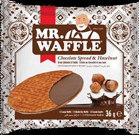 Mr.Waffle Chocolate And Hazelnut Waffle