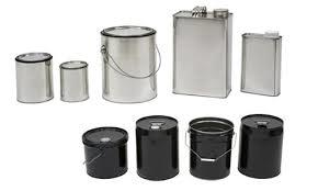 Plain Tin Containers - High-Quality Metal, Customizable Sizes Available, Durable and Versatile for Various Uses